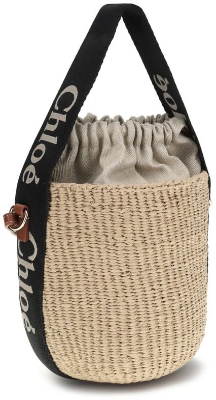 Chloé Chloé Beige Raffia Backet Bag Beige