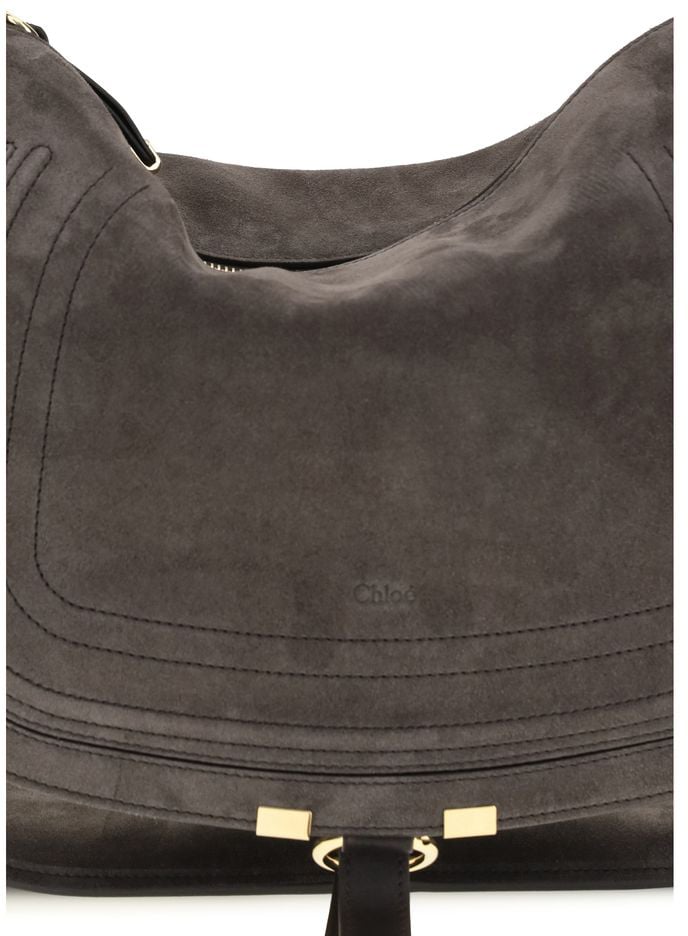 Chloé Chloé Brown Calf Leather Bos Taurus Shoulder Bag Bruin