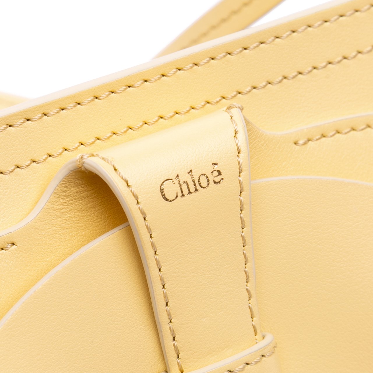 Chloé Leather Harrison Eyeglasses and Phone Pouch Crossbody Geel