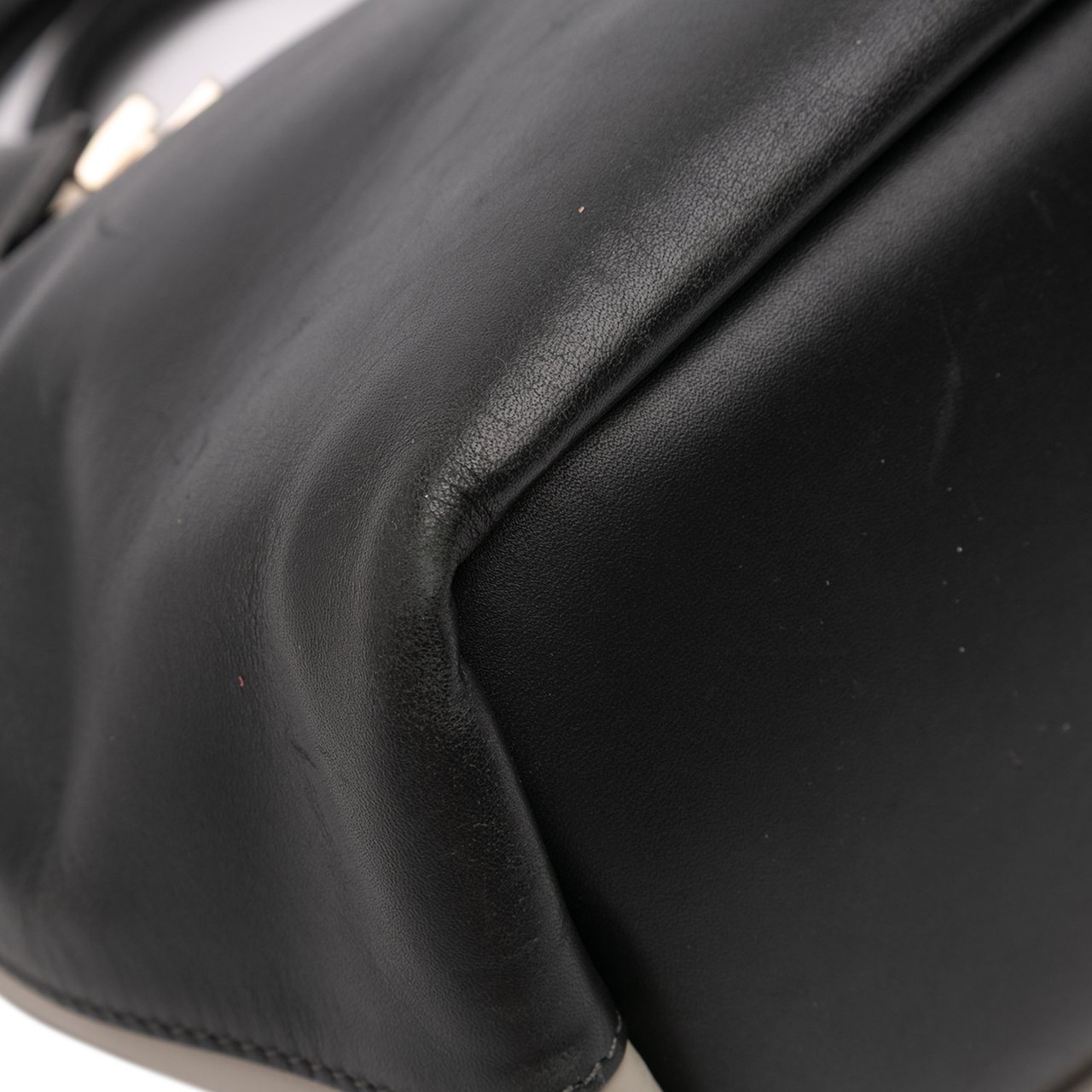 Chloé Small Bicolor Leather Baylee Satchel Bruin