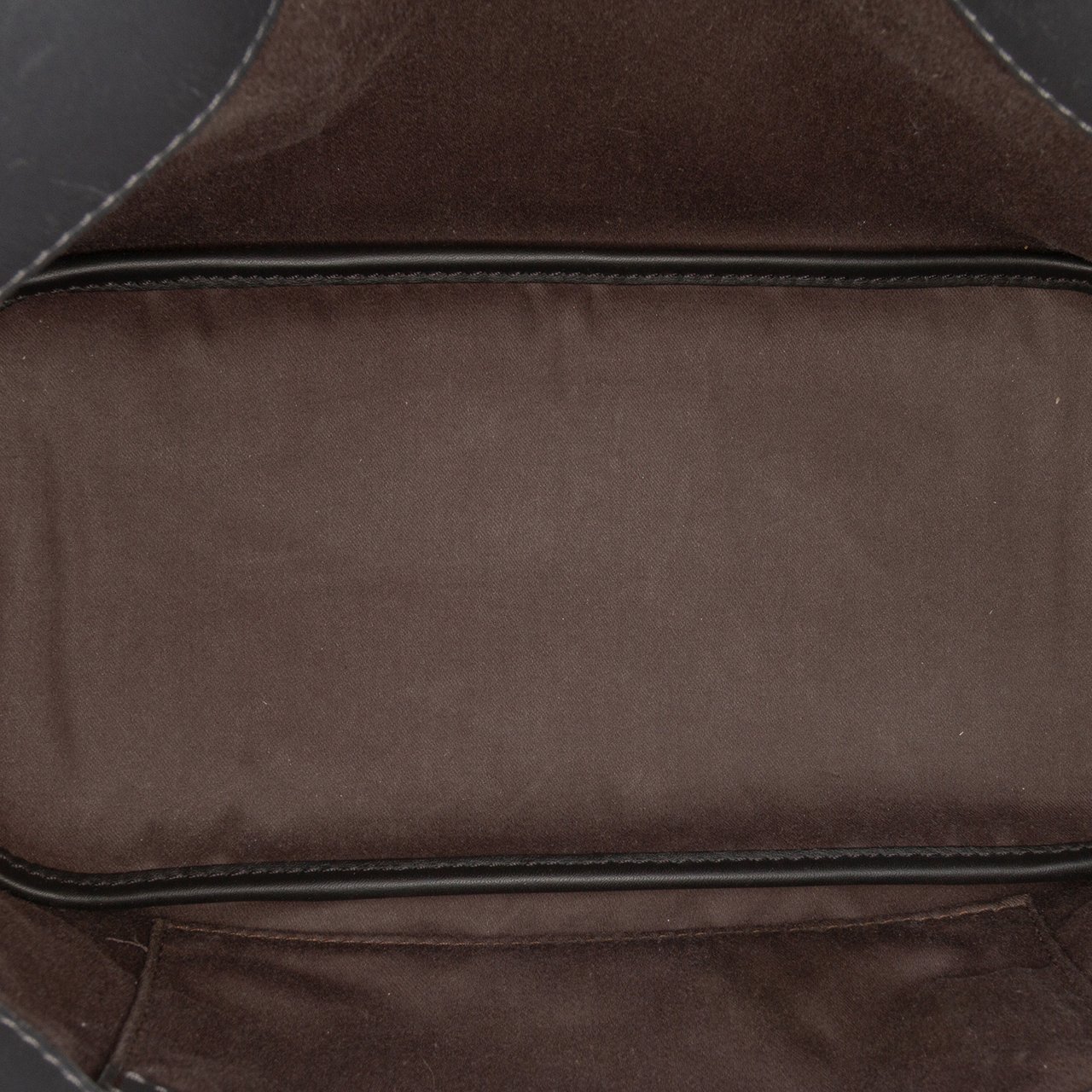 Chloé Small Bicolor Leather Baylee Satchel Bruin