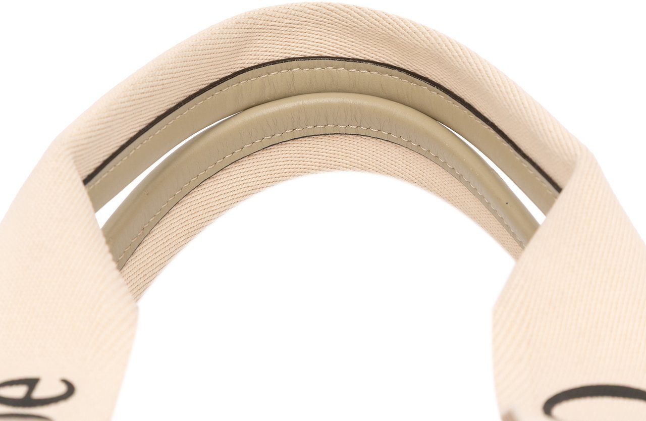 Chloé Medium Canvas Woody Tote Bruin