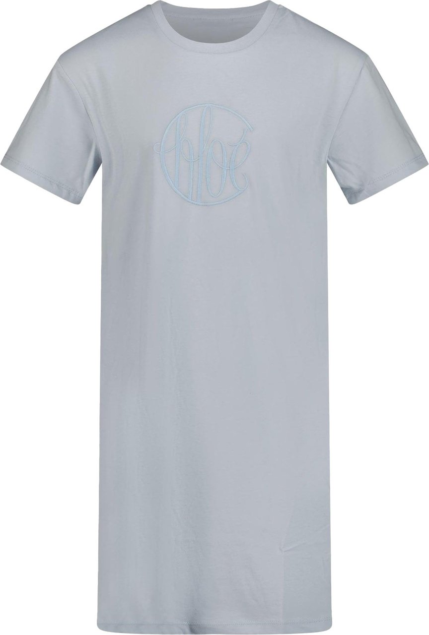 Chloé Chloe Kinder Meisjes Jurk In Licht Blauw Blauw
