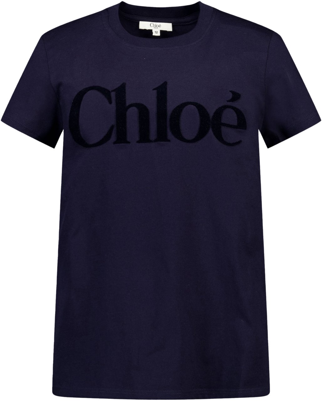 Chloé Chloe Kinder Meisjes T-Shirt In Navy Blauw