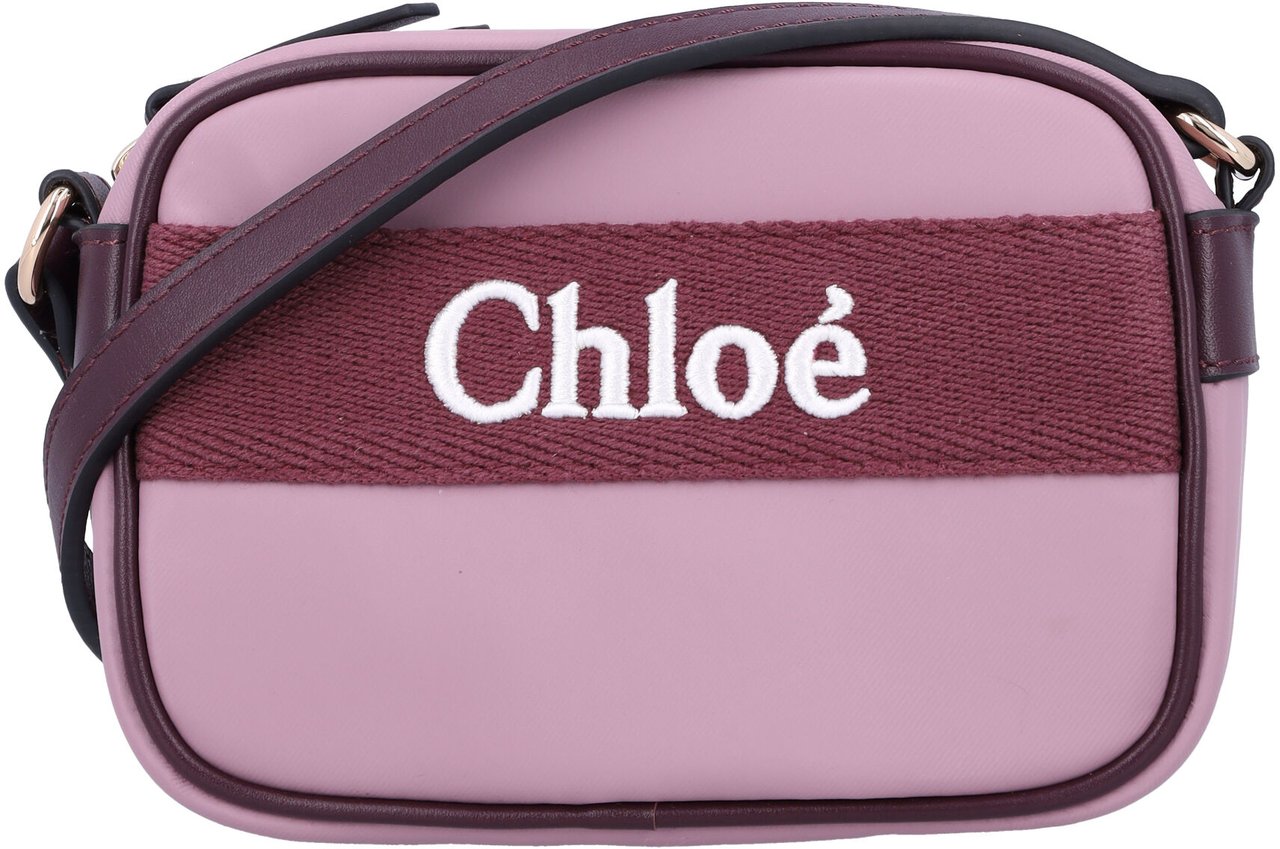 Chloé Bag Logo Purple Paars