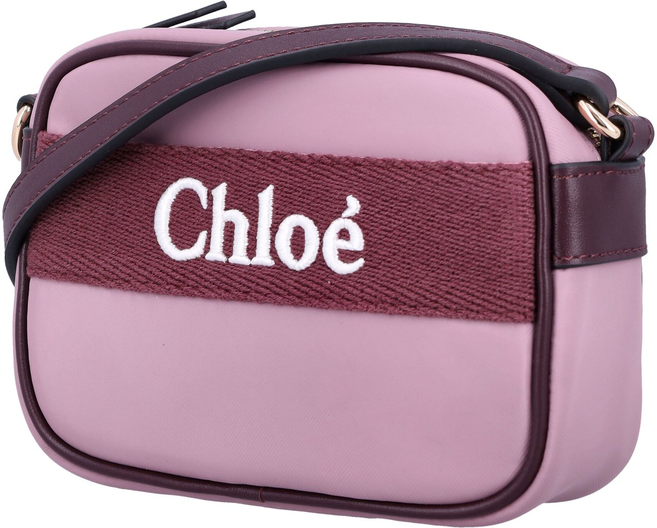 Chloé Bag Logo Purple Paars