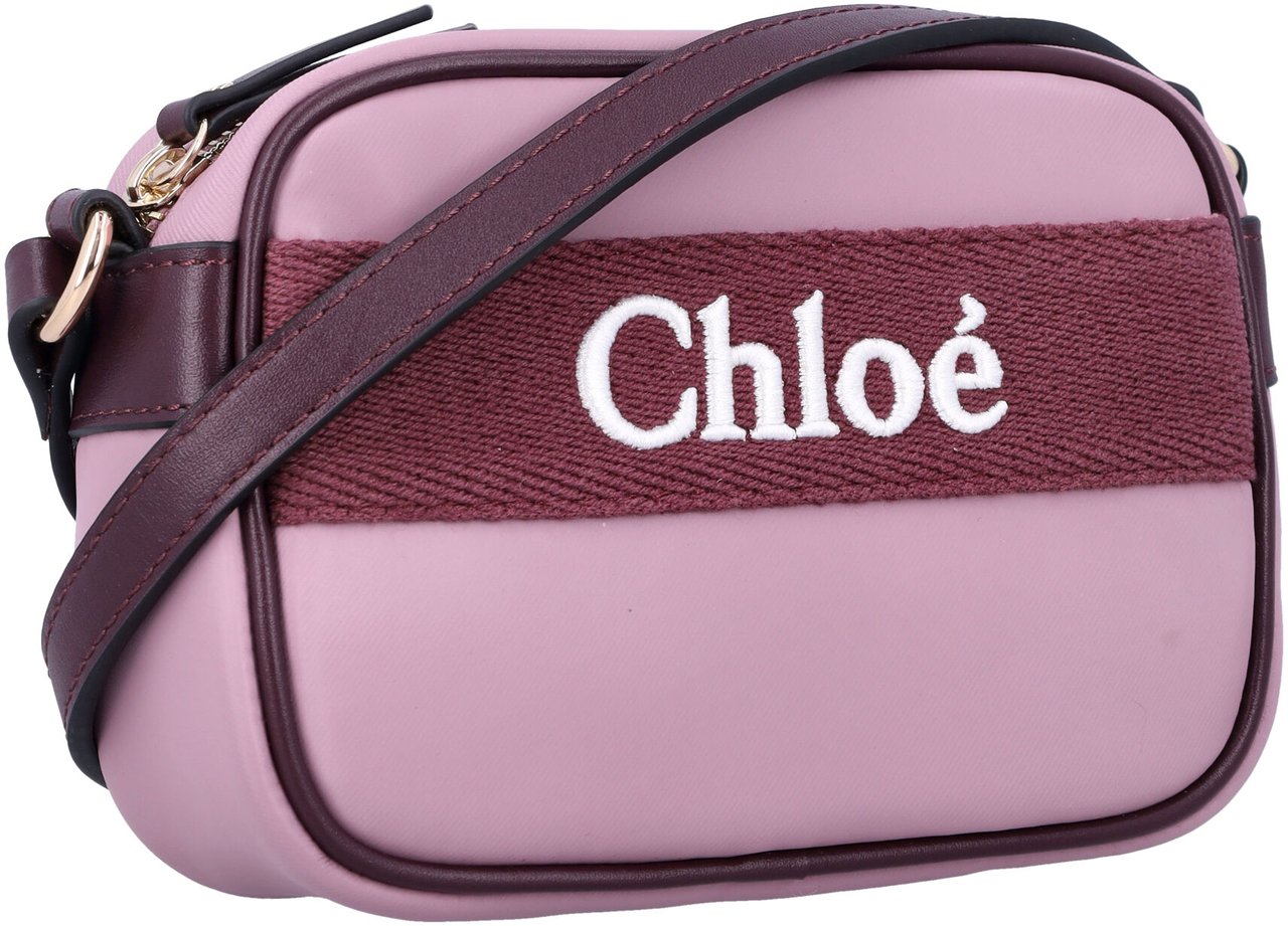Chloé Bag Logo Purple Paars