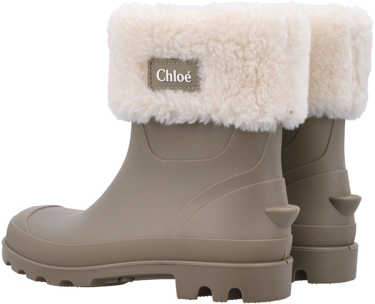 Chloé Boot Verde Taupe