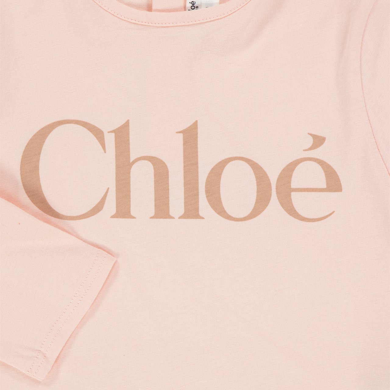 Chloé Chloe Baby Meisjes T-Shirt In Licht Roze Roze