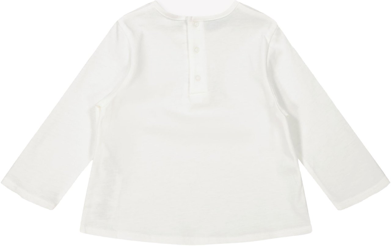Chloé Chloe Baby Meisjes T-Shirt In Off White Wit
