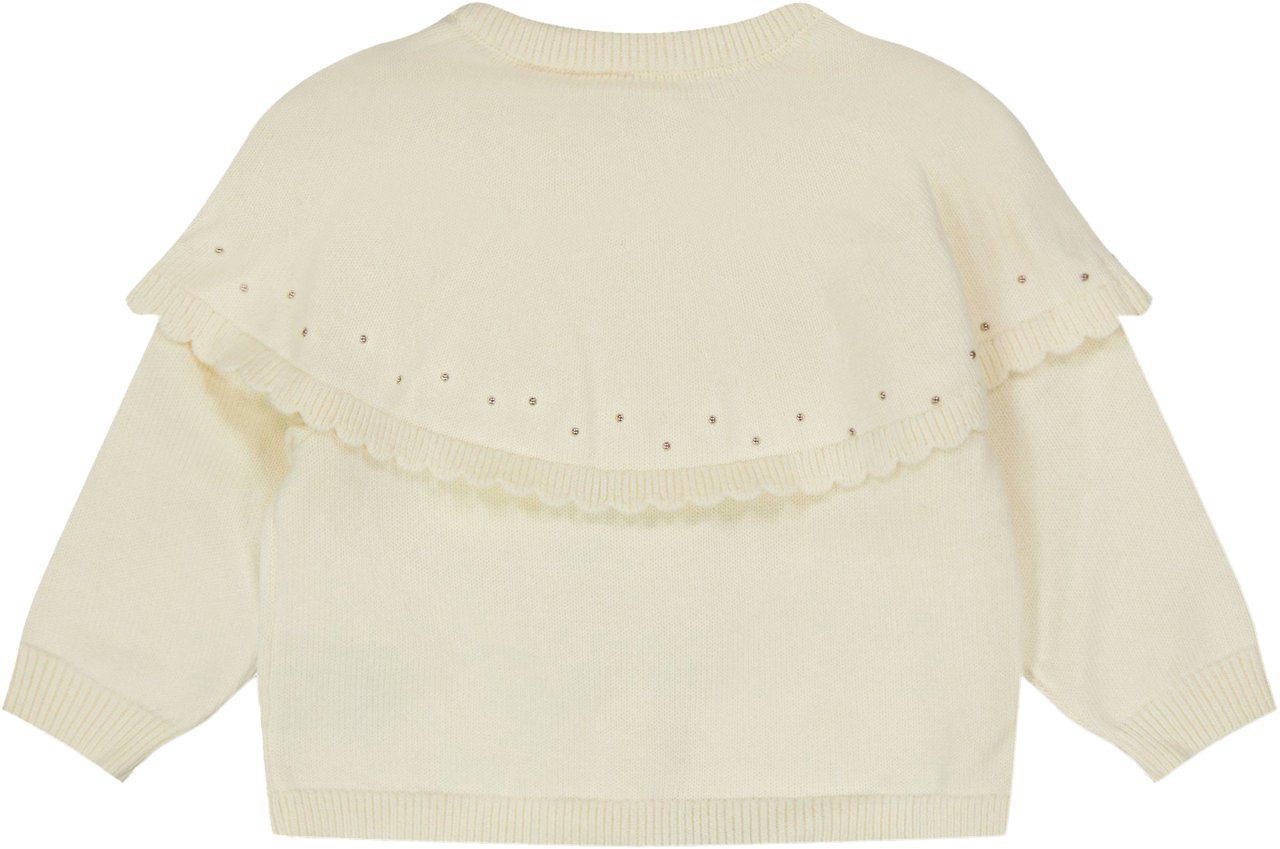 Chloé Chloe Baby Meisjes Vest In Off White Wit