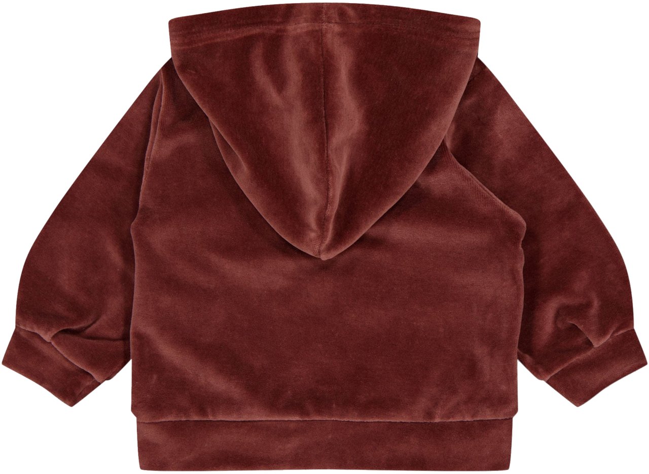 Chloé Chloe Baby Meisjes Joggingpak In Bordeaux Rood