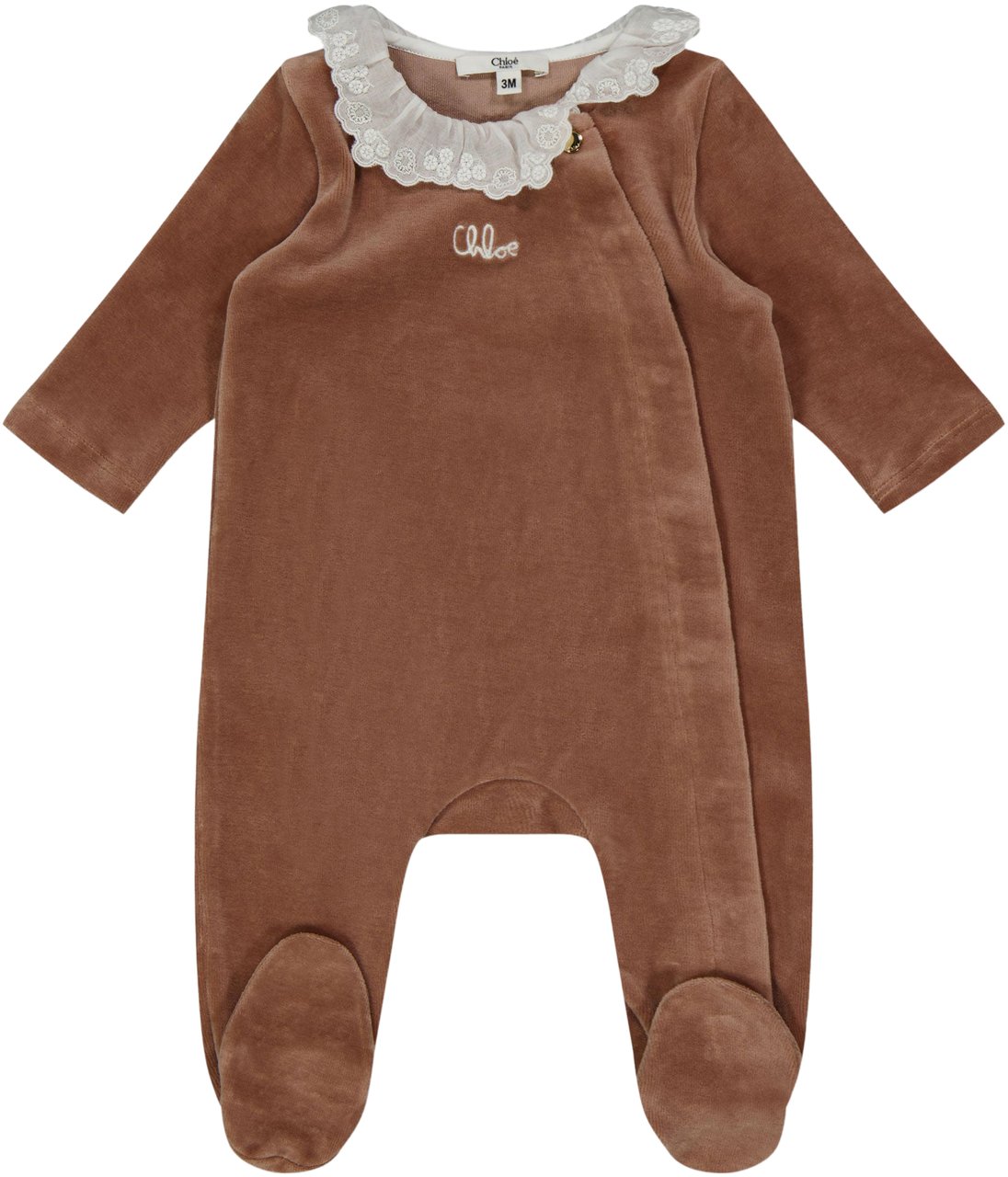 Chloé Chloe Baby Meisjes Boxpakje In Licht Bruin Bruin