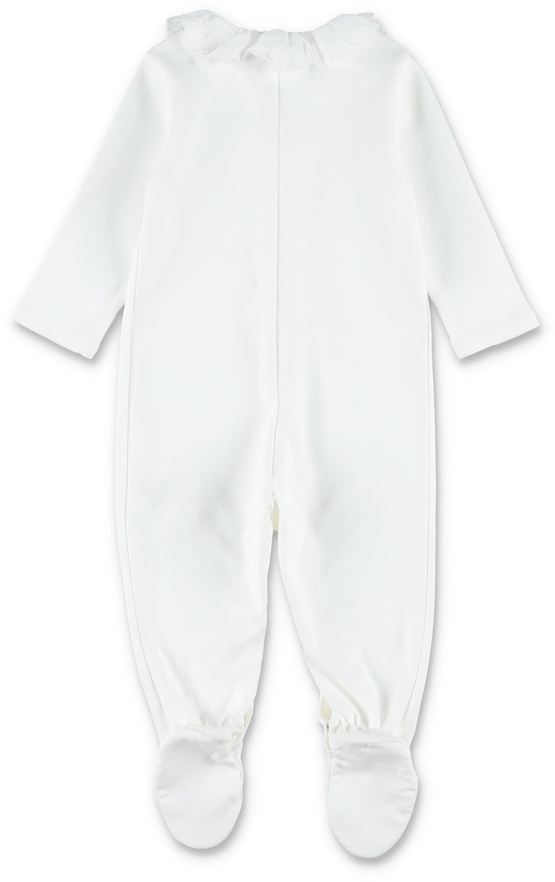 Chloé Set Baby Jumpsuit+Acc Bianco Wit
