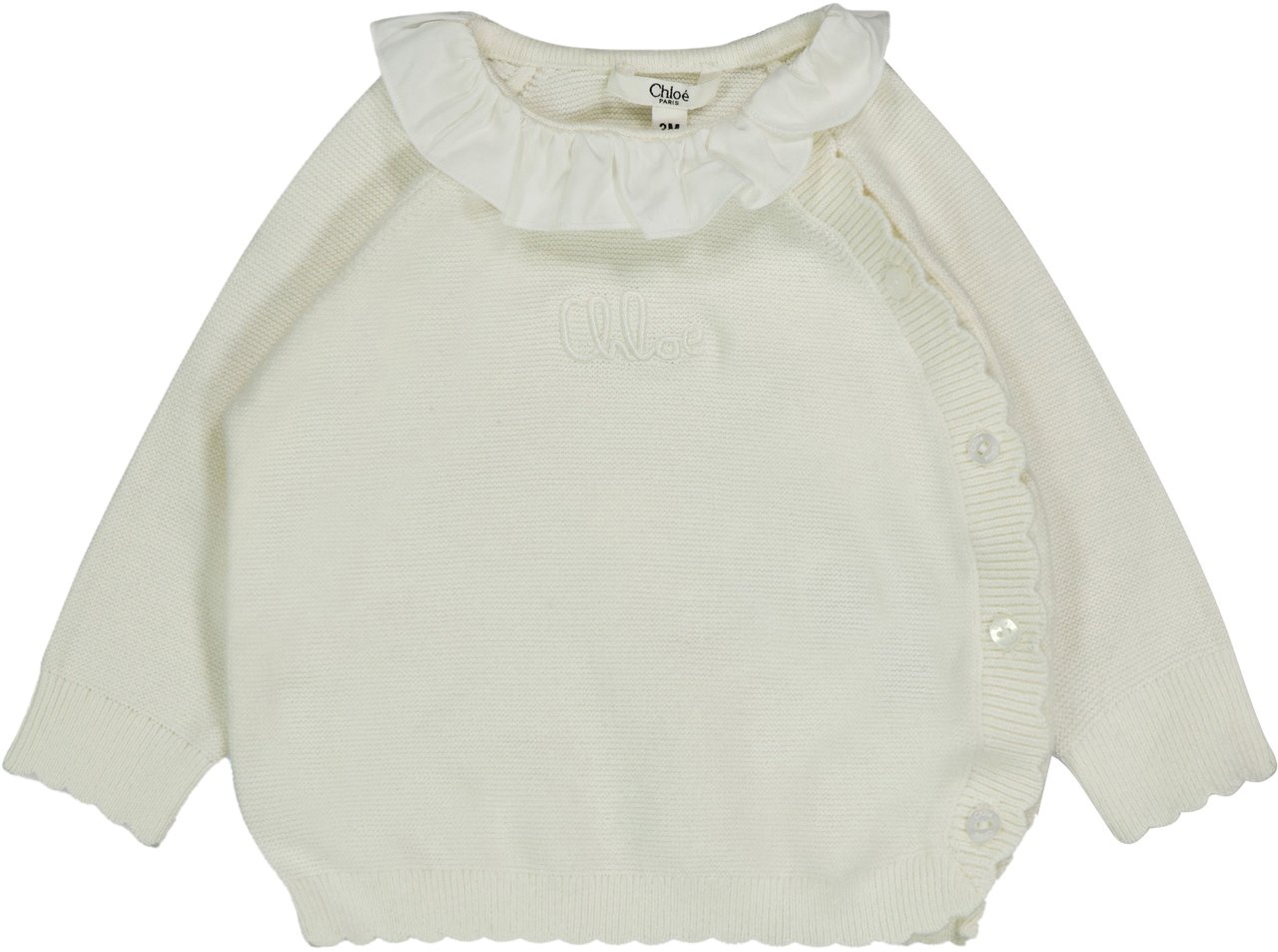 Chloé Chloe Baby Meisjes Boxpakje In Off White Wit