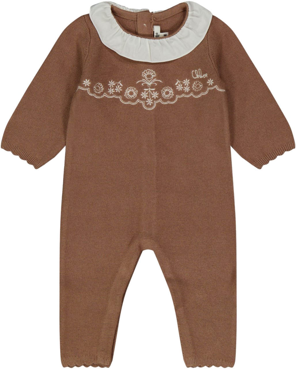 Chloé Chloe Baby Meisjes Boxpakje In Licht Bruin Bruin