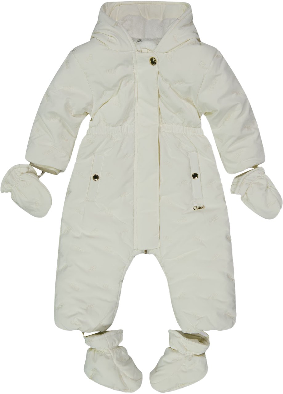 Chloé Chloe Baby Meisjes Skipakken In Off White Wit