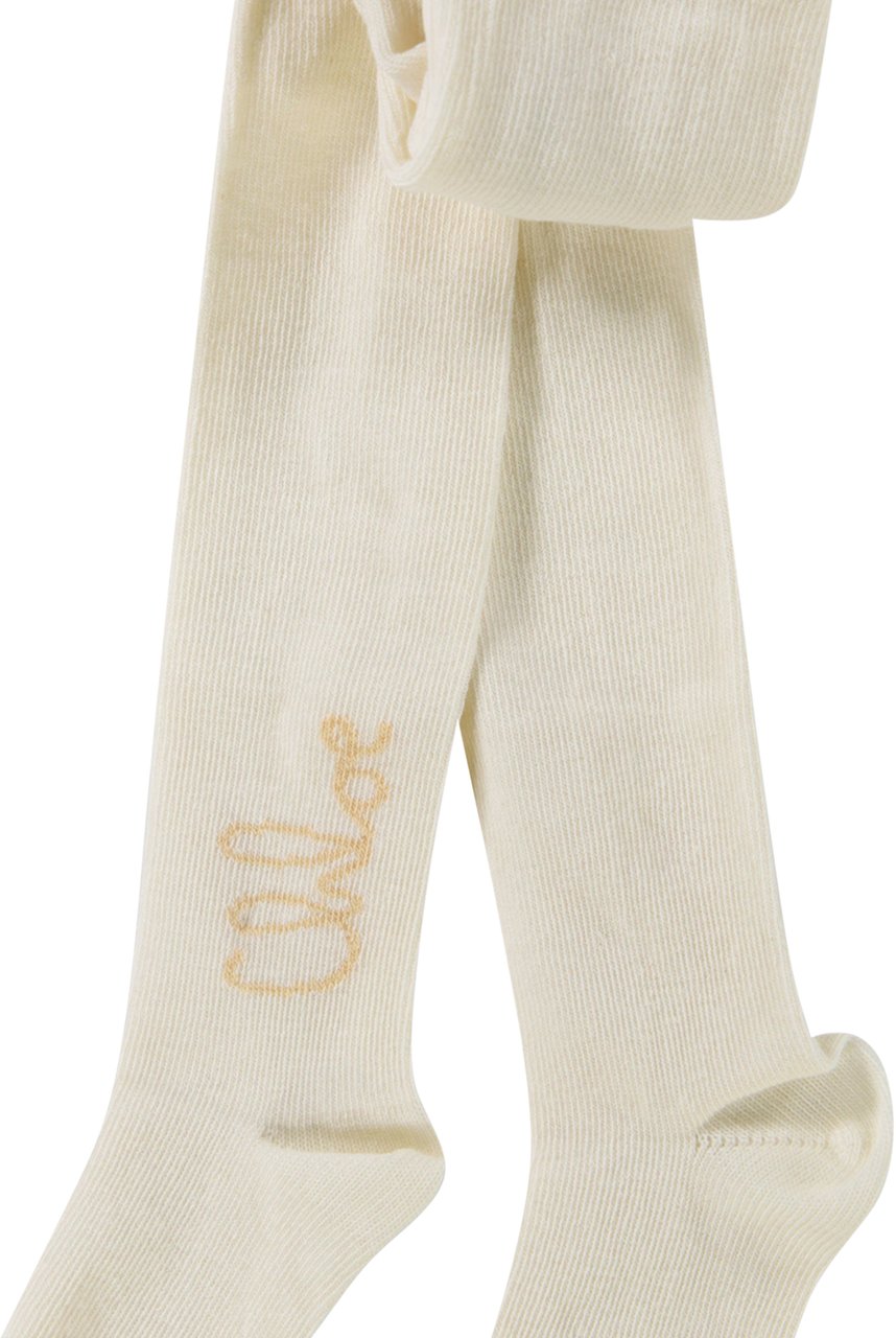 Chloé Chloe Baby Meisjes Maillot In Off White Wit