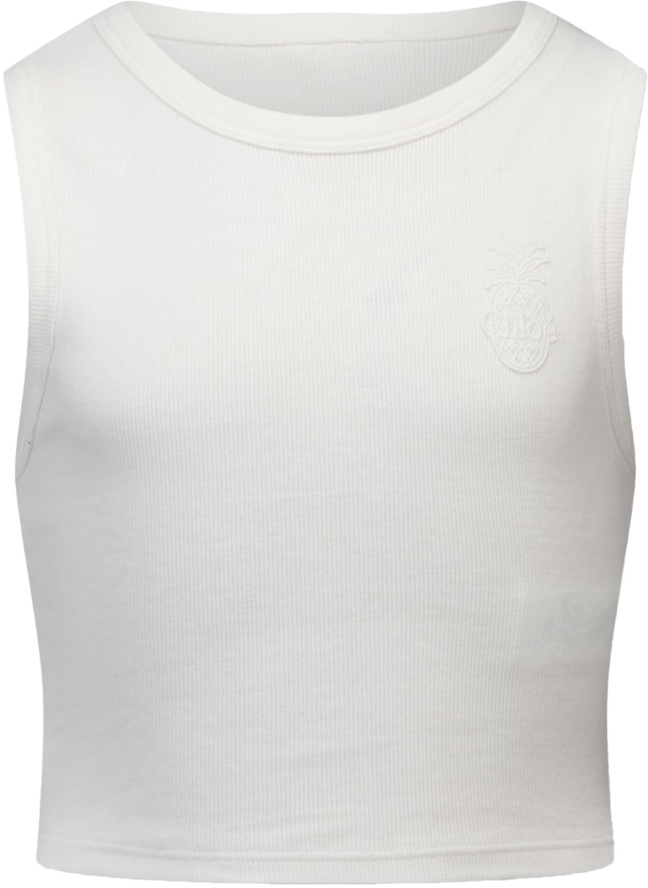 Chloé Chloe Kinder Meisjes T-Shirt In Wit Wit