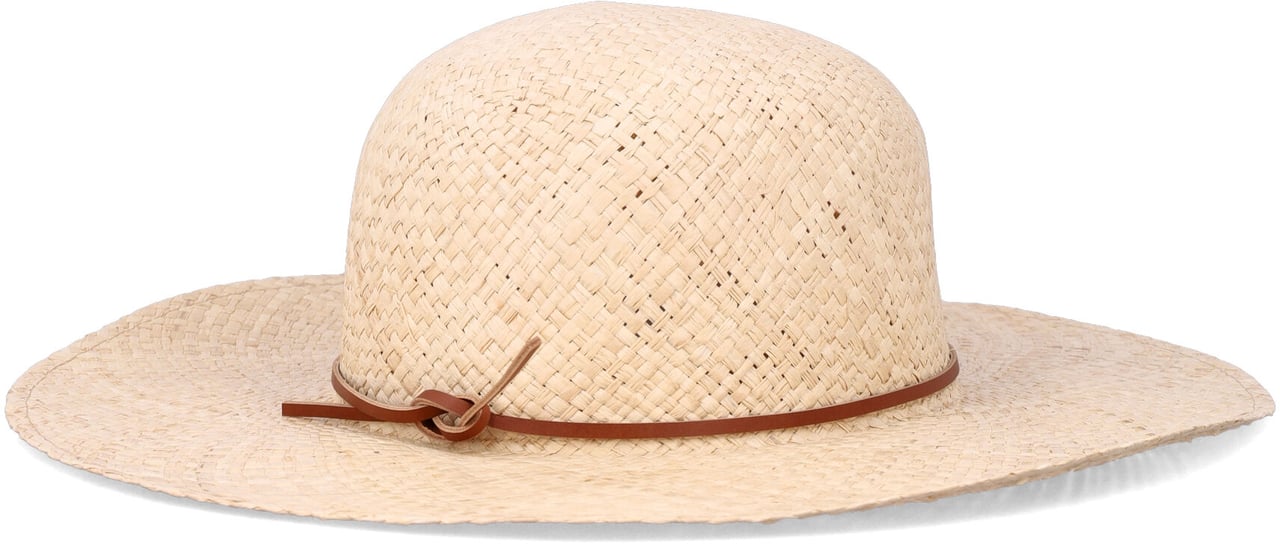 Chloé Summer Hat Logo Beige Beige