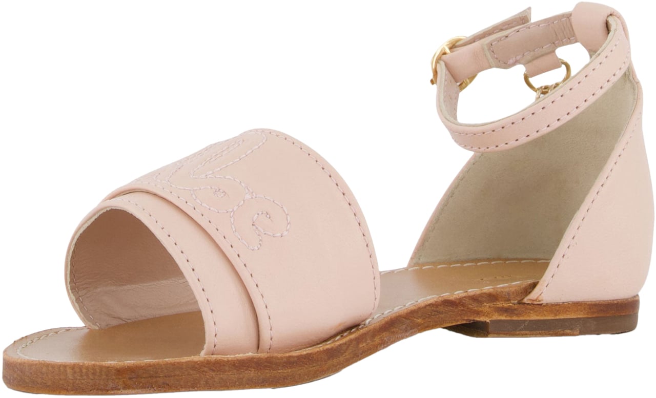Chloé Chloe Meisjes Sandalen In Licht Roze Roze