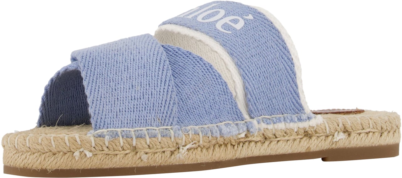 Chloé Chloe Meisjes Slippers In Licht Blauw Blauw