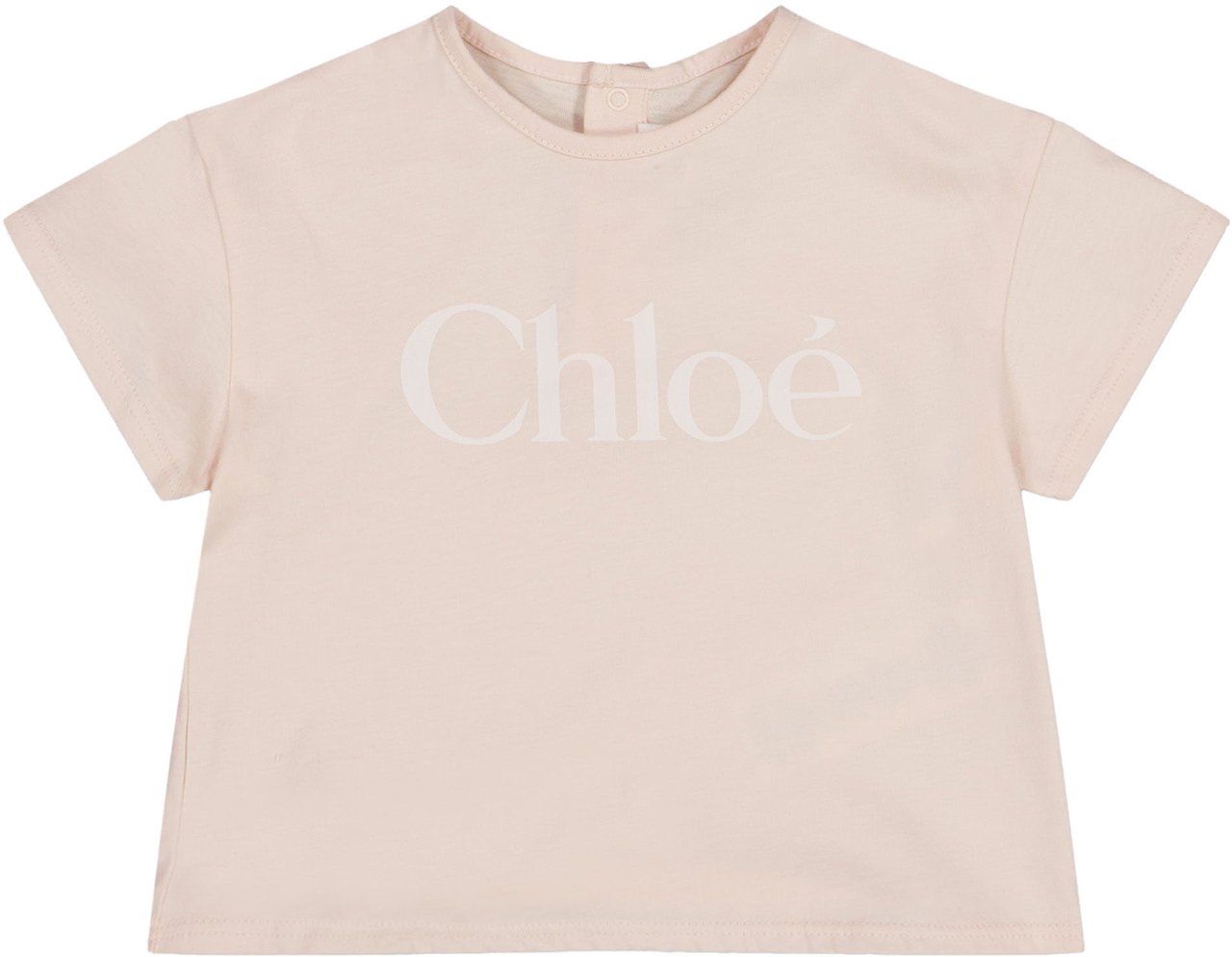 Chloé Chloe Baby Meisjes T-Shirt In Licht Roze Roze