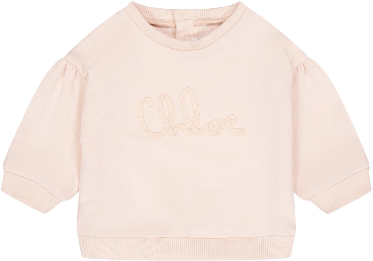Chloé Chloe Baby Meisjes Trui In Licht Roze Roze