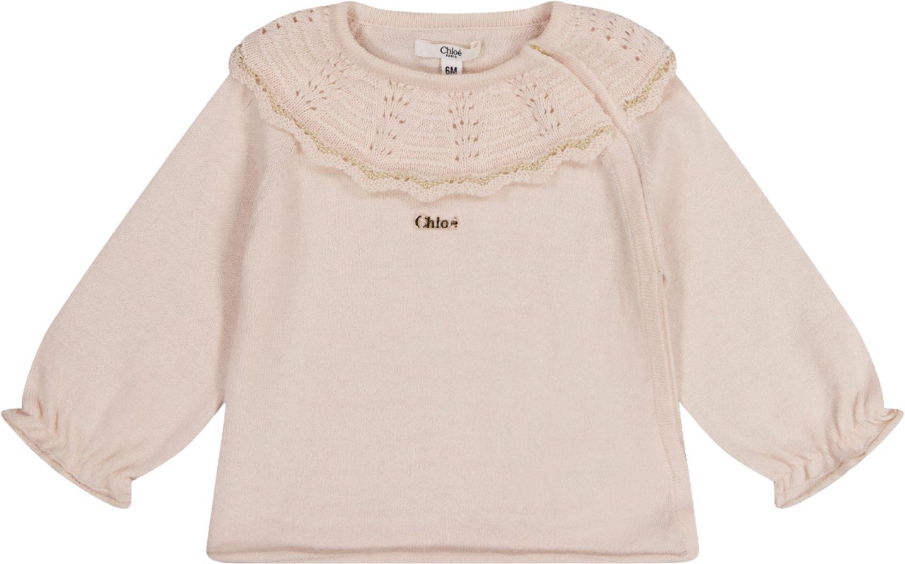 Chloé Chloe Baby Meisjes Setje In Licht Roze Roze