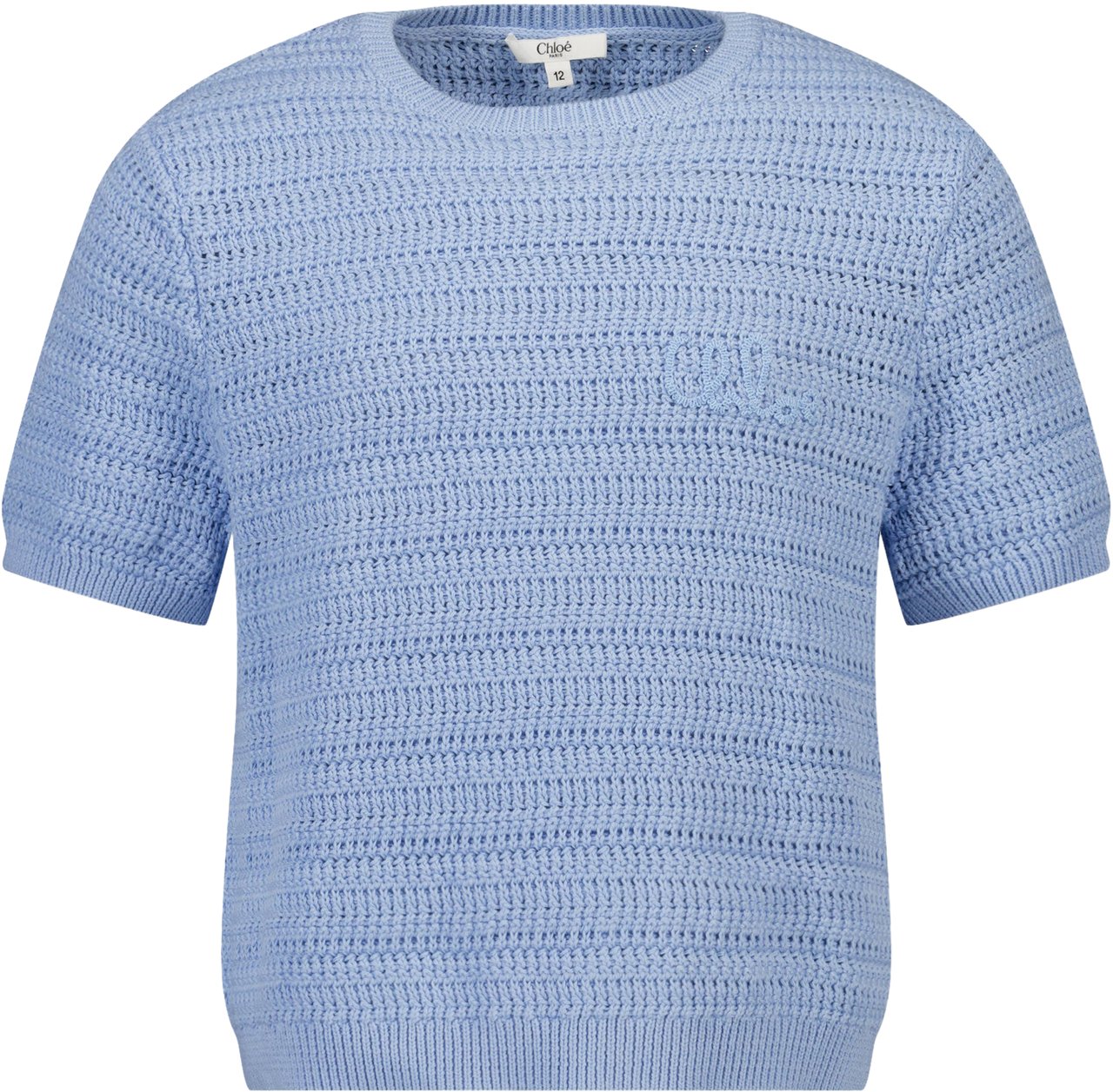 Chloé Chloe Kinder Meisjes T-Shirt In Licht Blauw Blauw