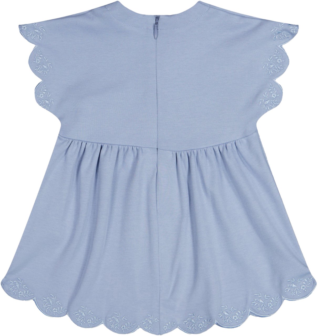 Chloé Chloe Baby Meisjes Jurk In Licht Blauw Blauw