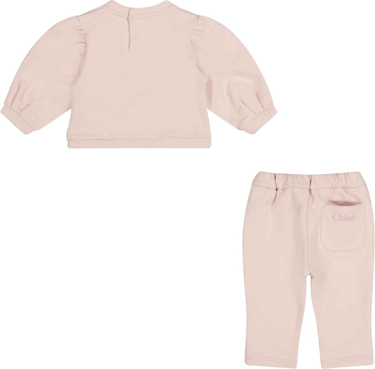Chloé Chloe Baby Meisjes Joggingpak In Licht Roze Roze