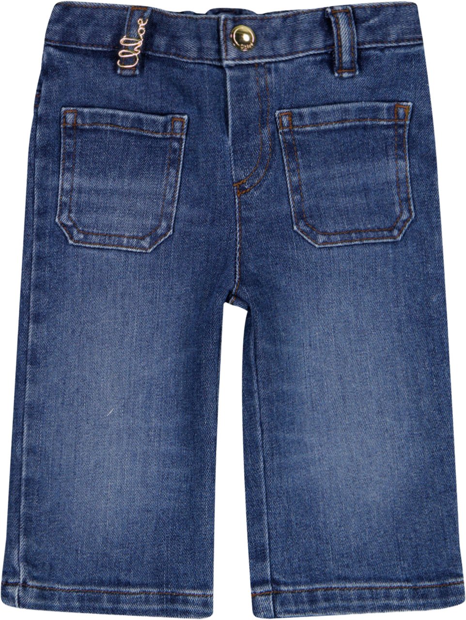 Chloé Chloe Baby Meisjes Jeans In Blauw Blauw