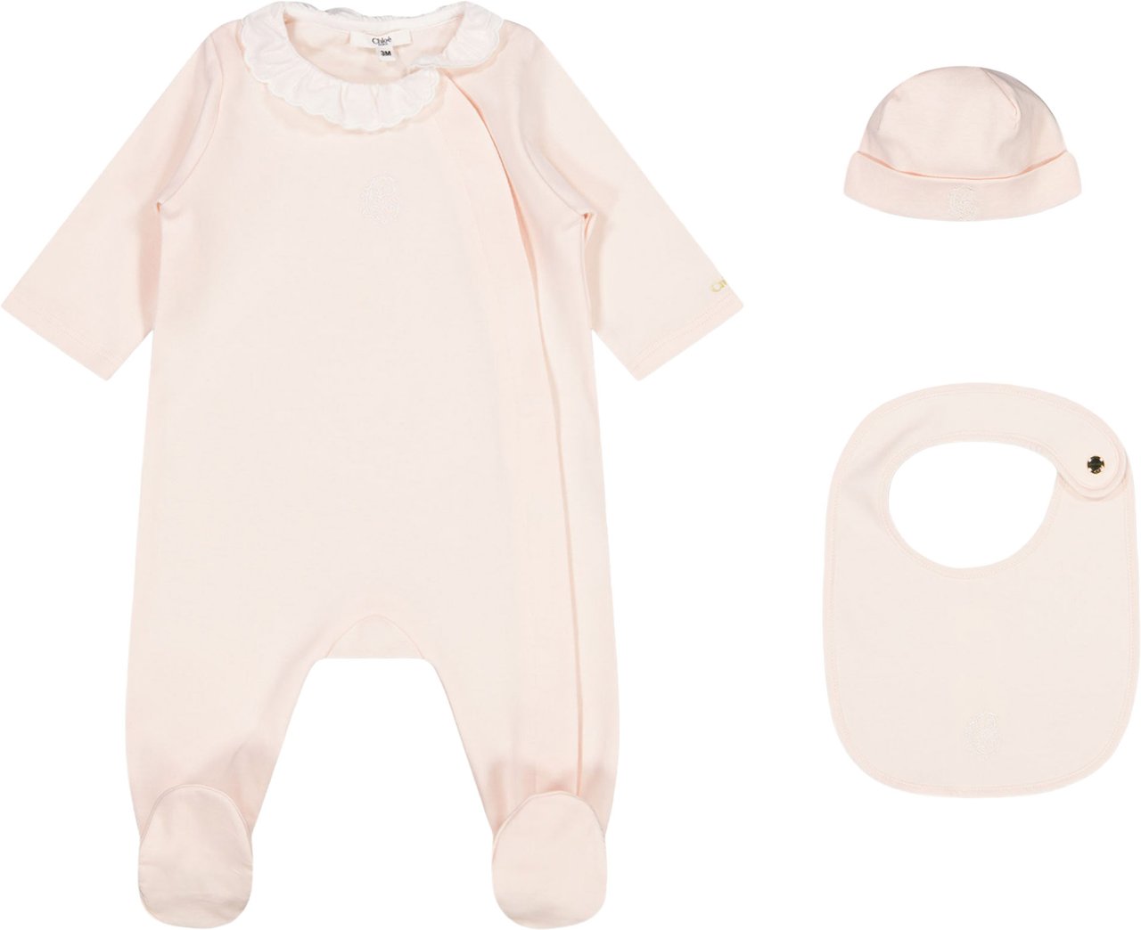 Chloé Chloe Baby Meisjes Boxpakje In Licht Roze Roze