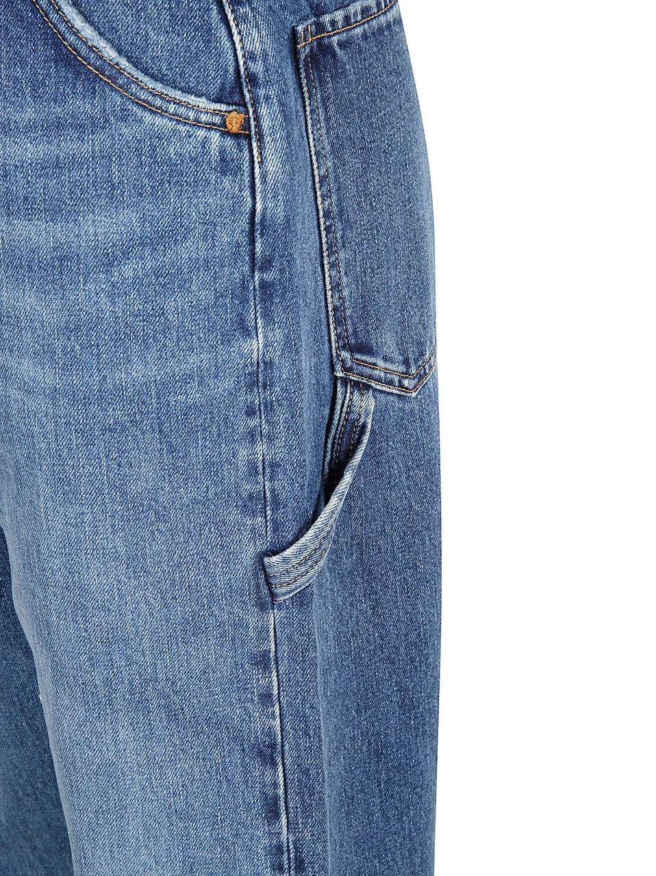 Chloé Mid-Rise Straight Leg Jeans Grijs