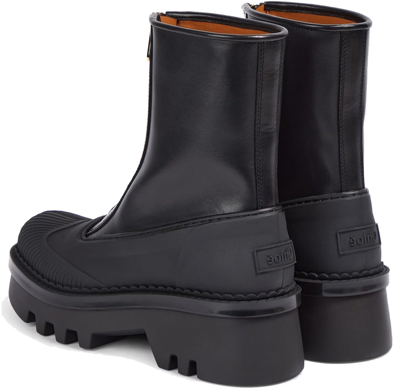 Chloé Chloé Raina Leather Boots Zwart
