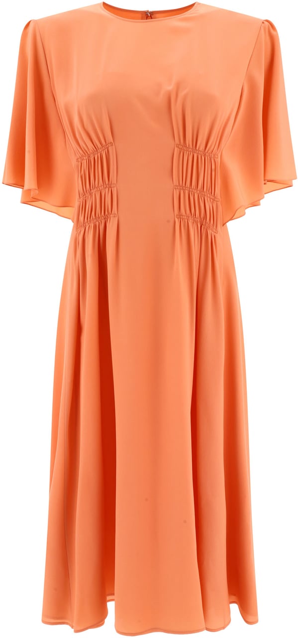 Chloé Draped midi dress Oranje
