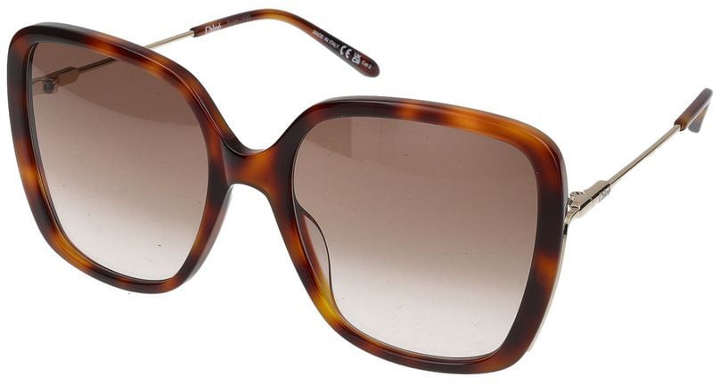 Chloé Sunglasses Chloé CH0173S 002 havana gold brown 57/19/135 Roze