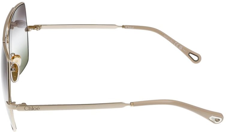 Chloé Sunglasses Chloé CH0278S 002 gold gold green 62/12/140 Wit