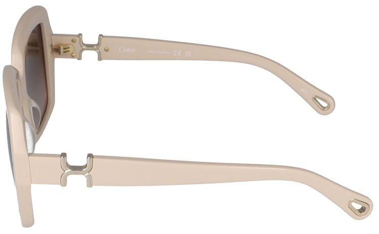 Chloé Sunglasses Chloé CH0301S 003 ivory ivory brown 52/22/140 Grijs