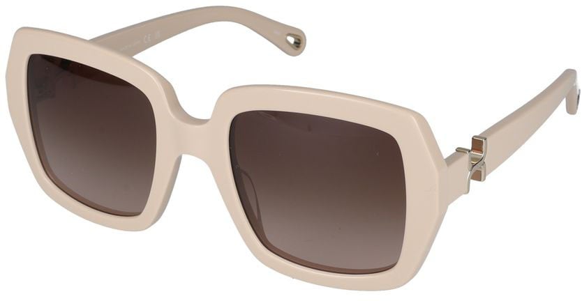 Chloé Sunglasses Chloé CH0301S 003 ivory ivory brown 52/22/140 Grijs