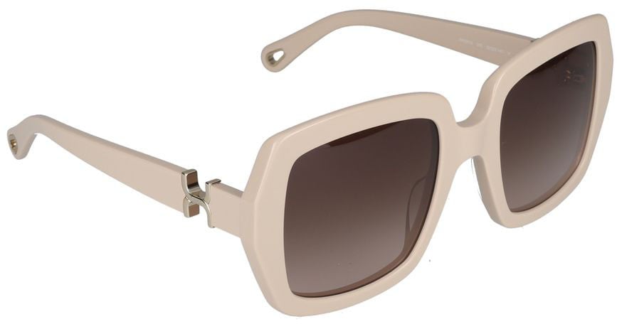 Chloé Sunglasses Chloé CH0301S 003 ivory ivory brown 52/22/140 Grijs