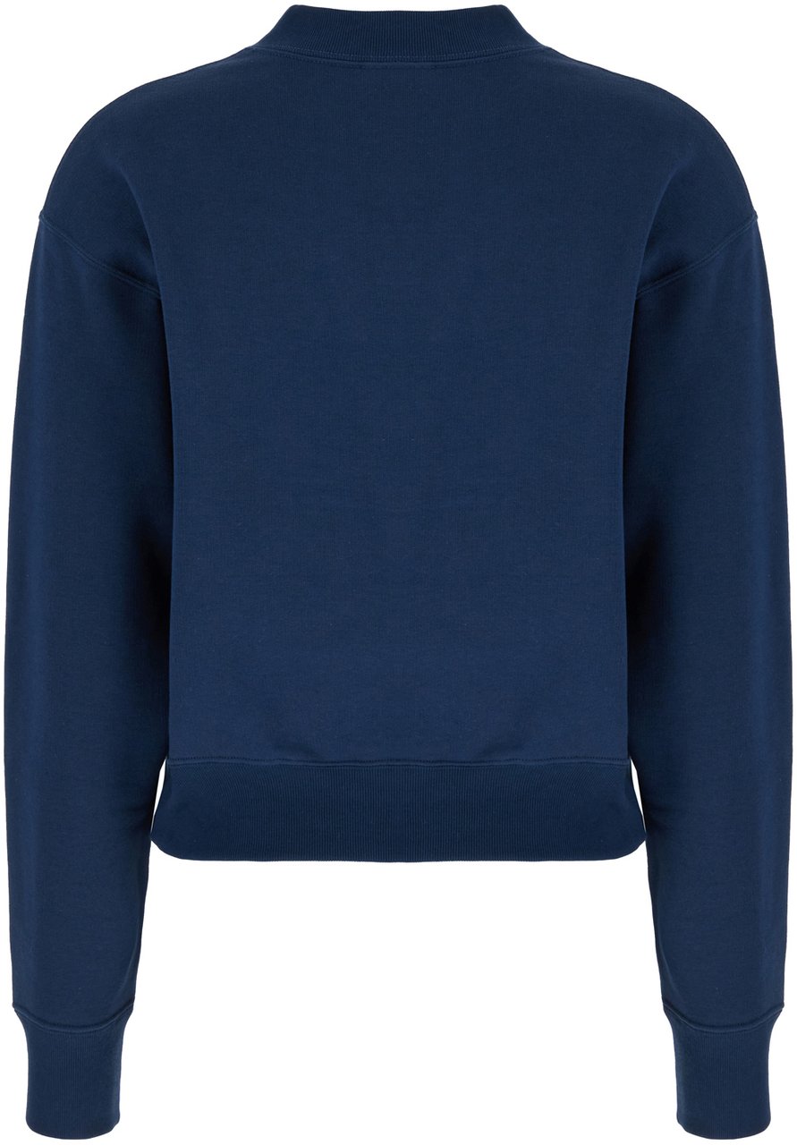 Chloé Chloe Blue cotton sweatshirt Blauw