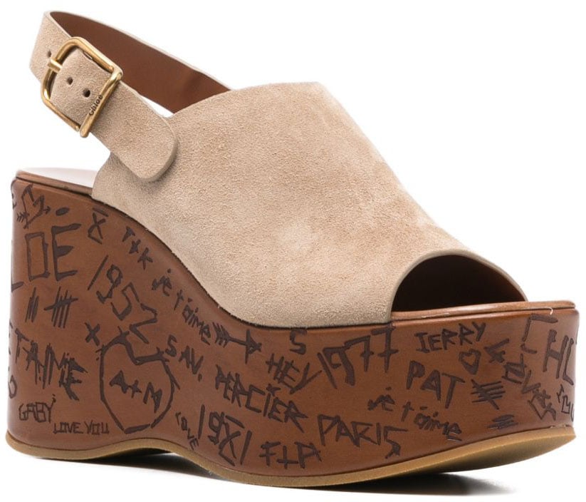 Chloé Sandals Beige Beige