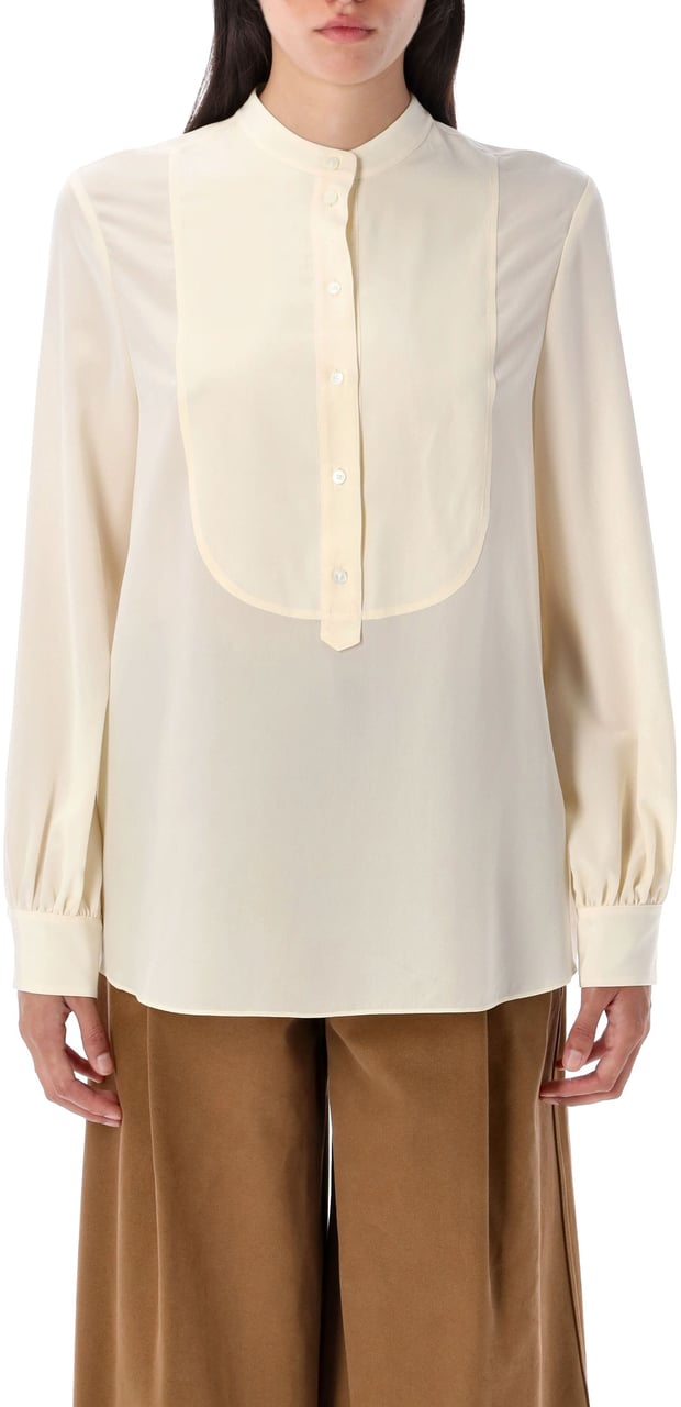 Chloé Blouse Pristine White Wit