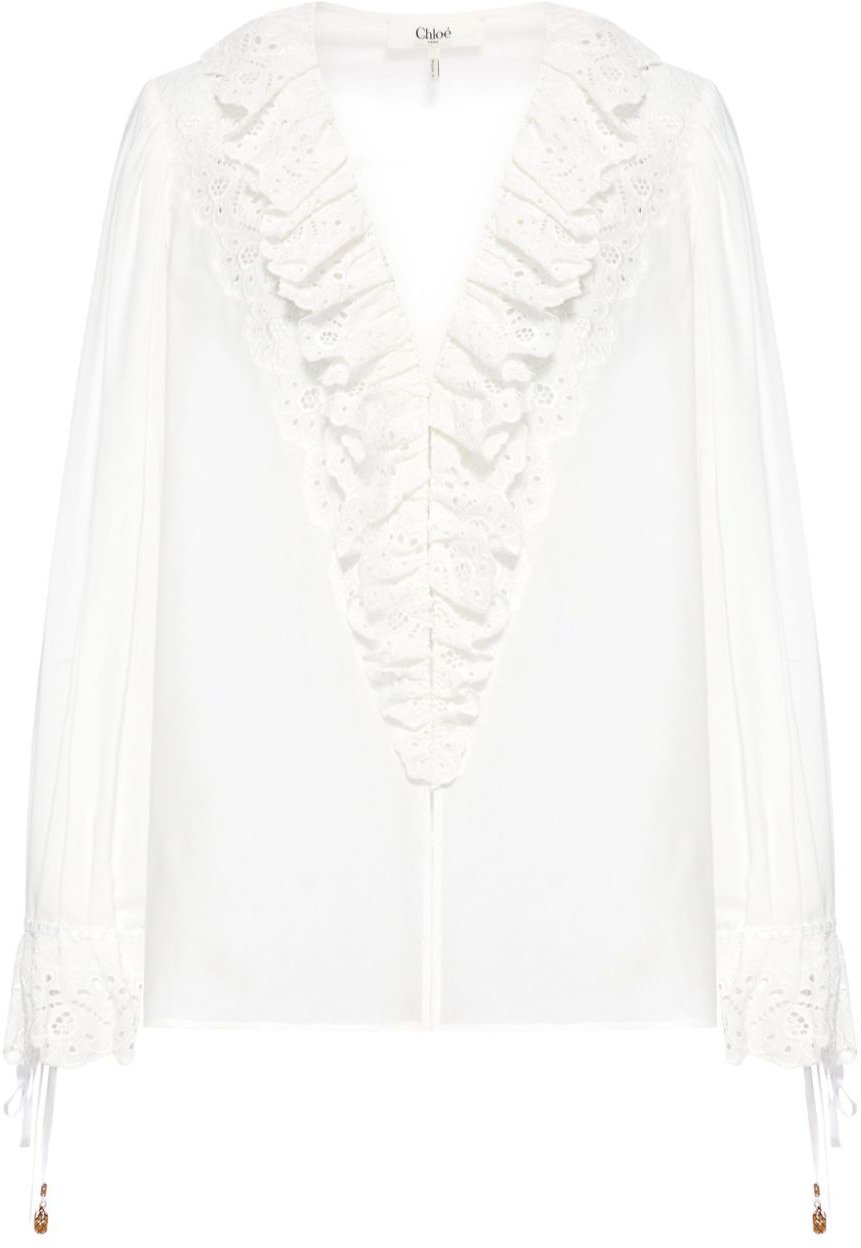 Chloé Top White Wit