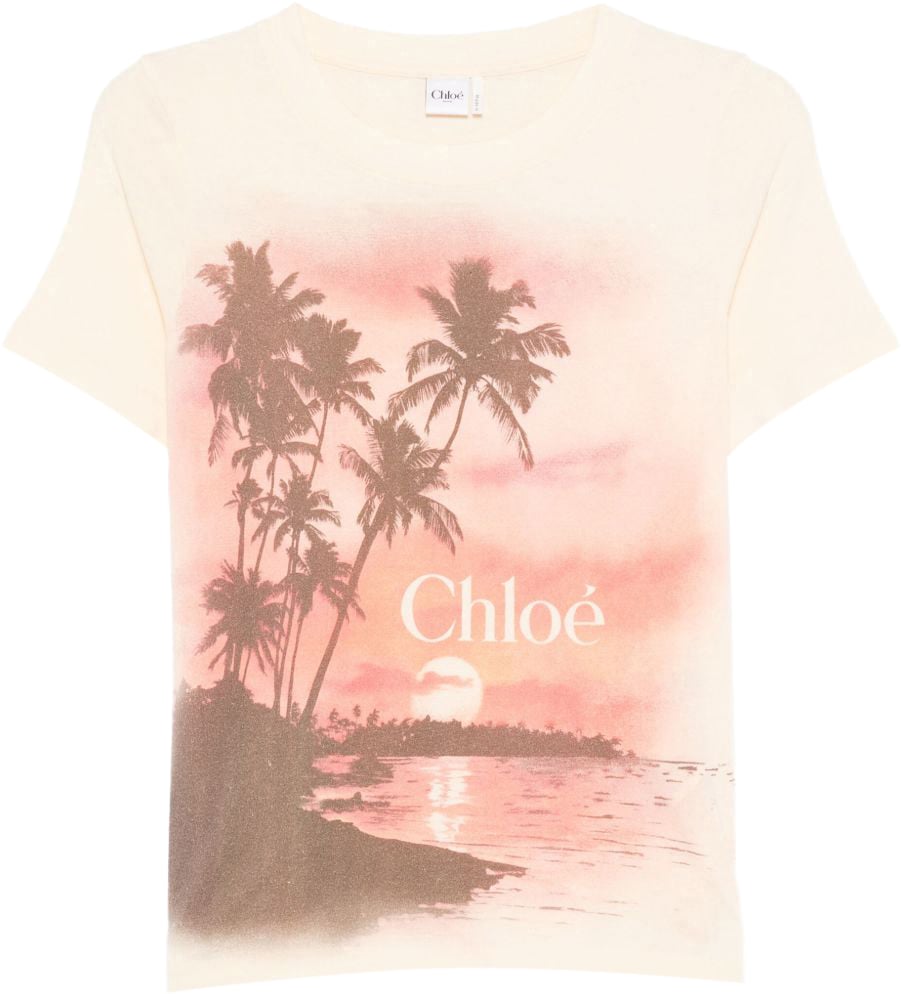 Chloé T-Shirts And Polos Pink Roze