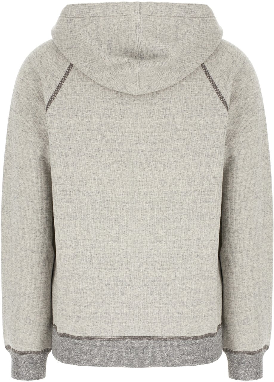 Chloé Chloe Melange grey cotton blend sweatshirt Grijs