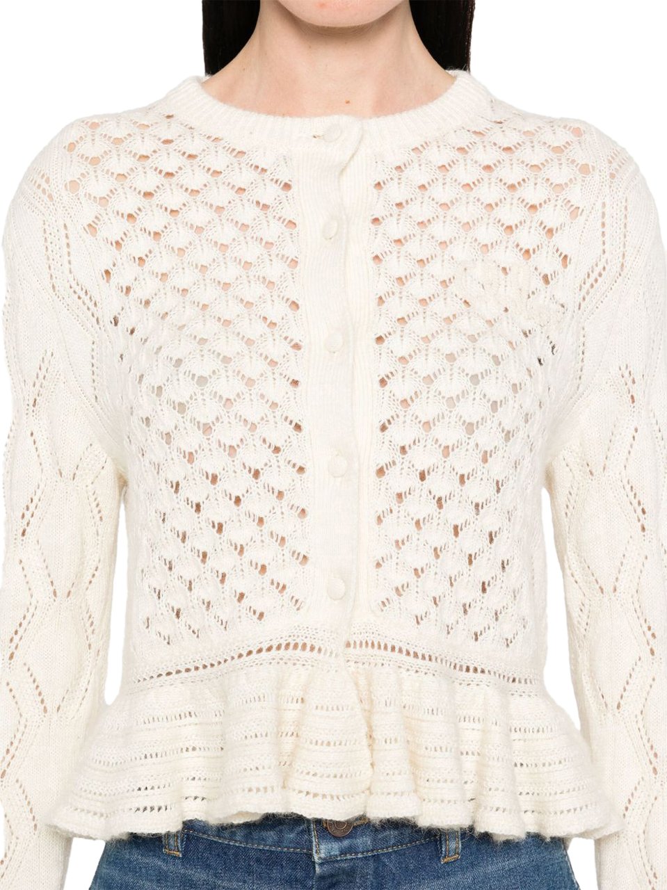 Chloé Sweaters White Wit