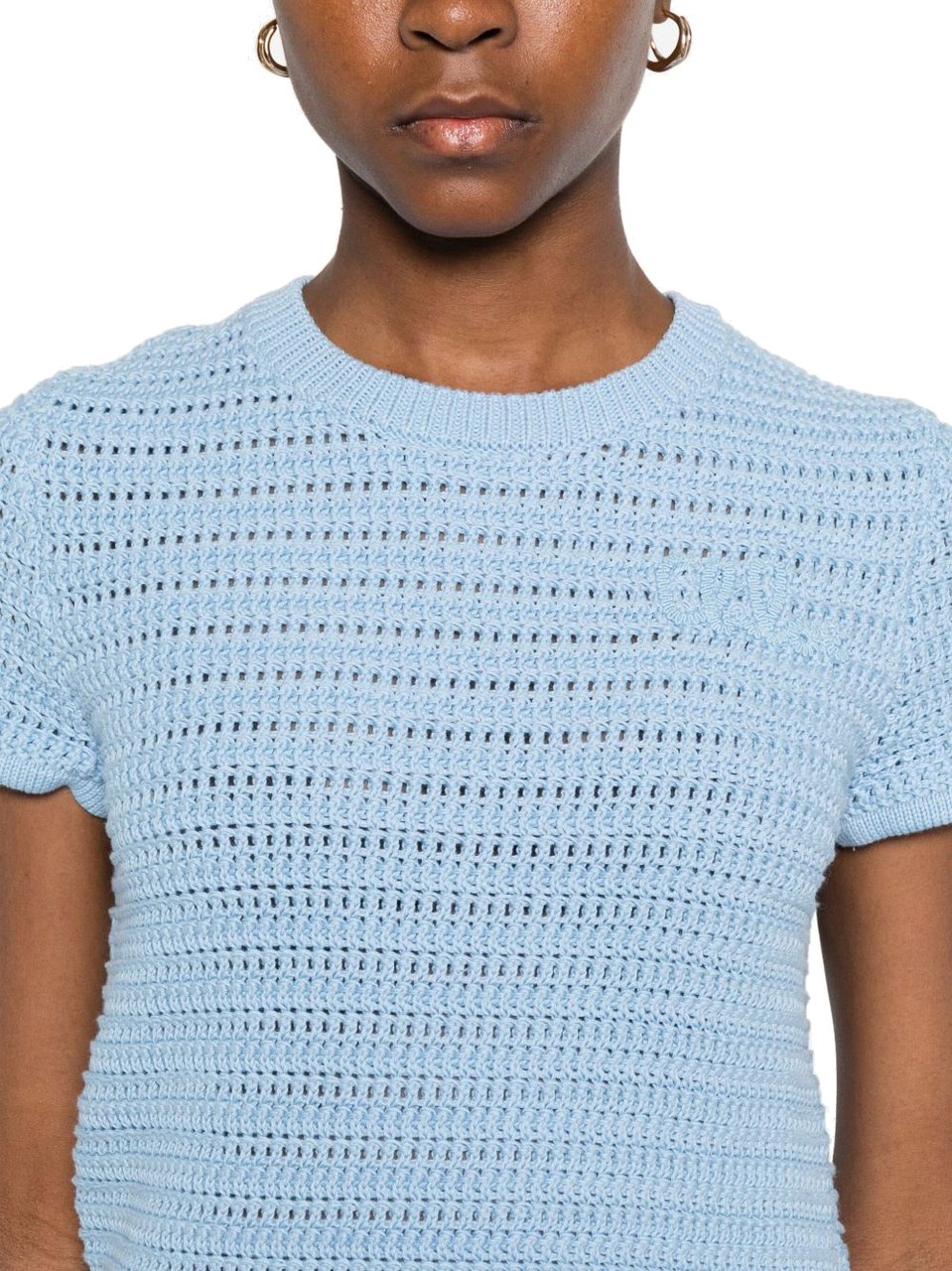Chloé Top Clear Blue Blauw